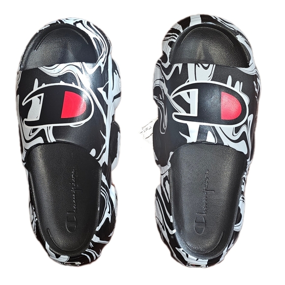 Champion Meloso Squish red, white, and black Mens Size 7 - Picture 2 of 5